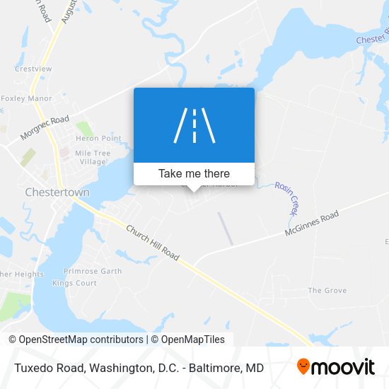 Tuxedo Road map
