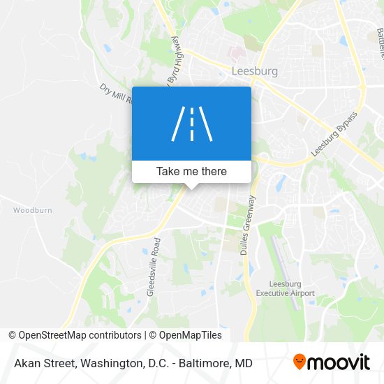 Akan Street map