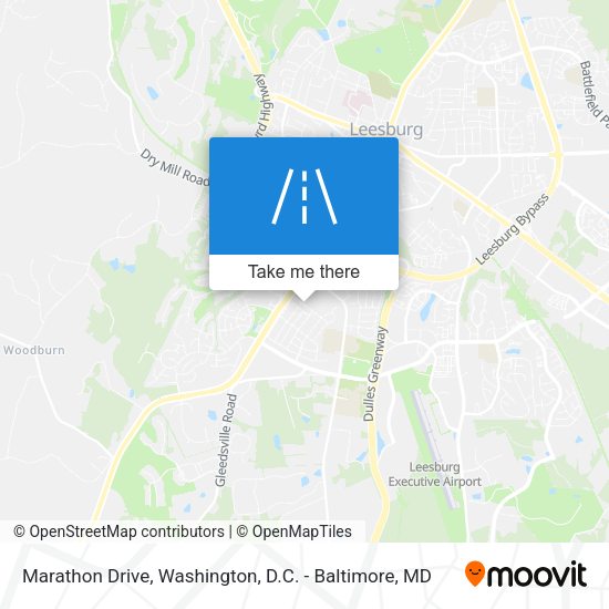 Marathon Drive map