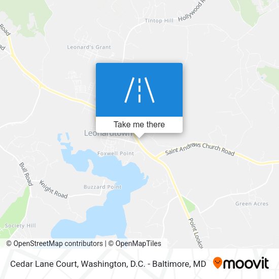 Cedar Lane Court map
