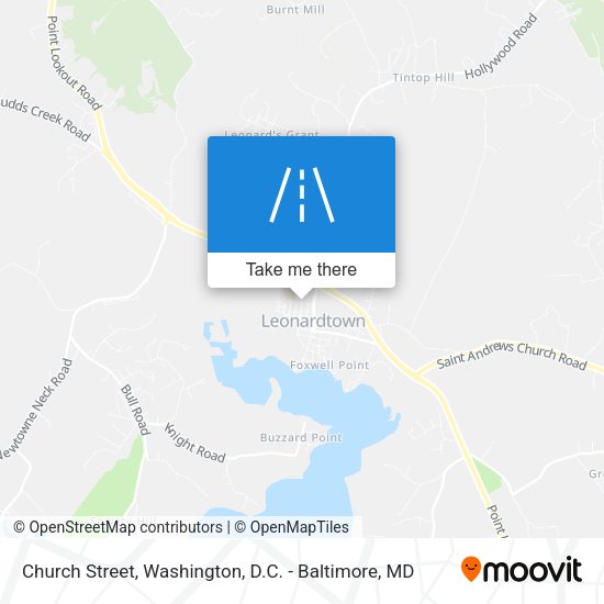 Mapa de Church Street