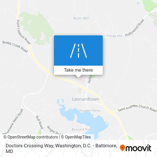 Doctors Crossing Way map