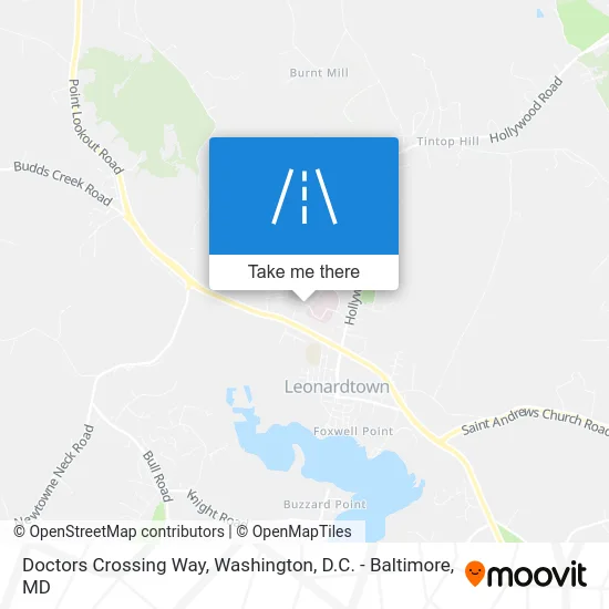 Doctors Crossing Way map