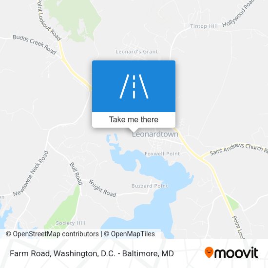 Mapa de Farm Road