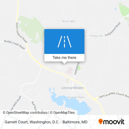 Garrett Court map