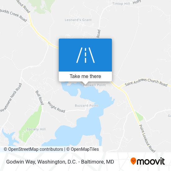 Mapa de Godwin Way