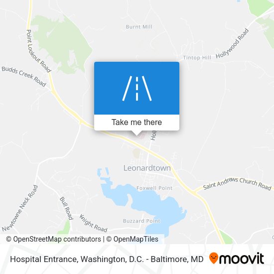 Hospital Entrance map