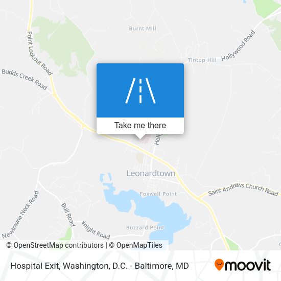 Hospital Exit map
