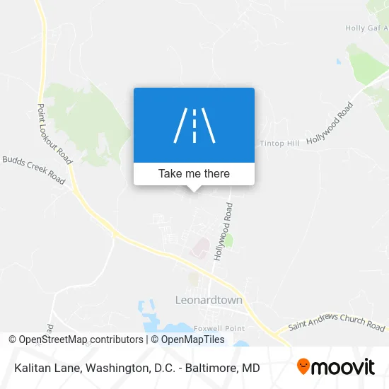Kalitan Lane map