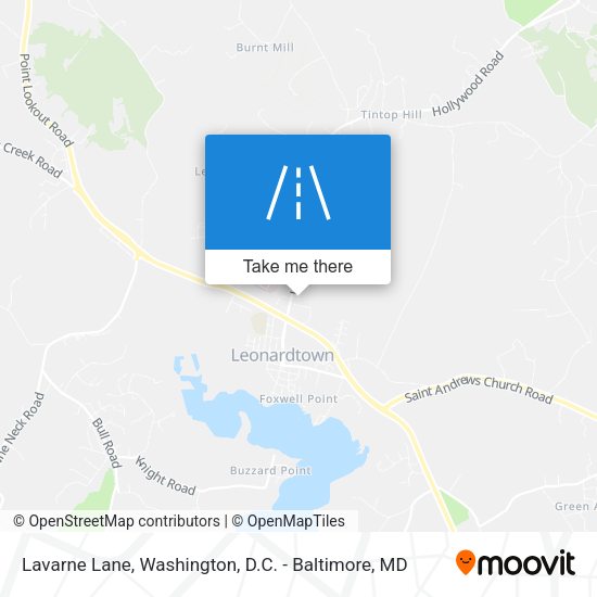 Mapa de Lavarne Lane
