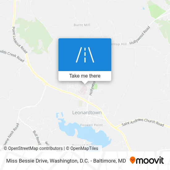 Miss Bessie Drive map