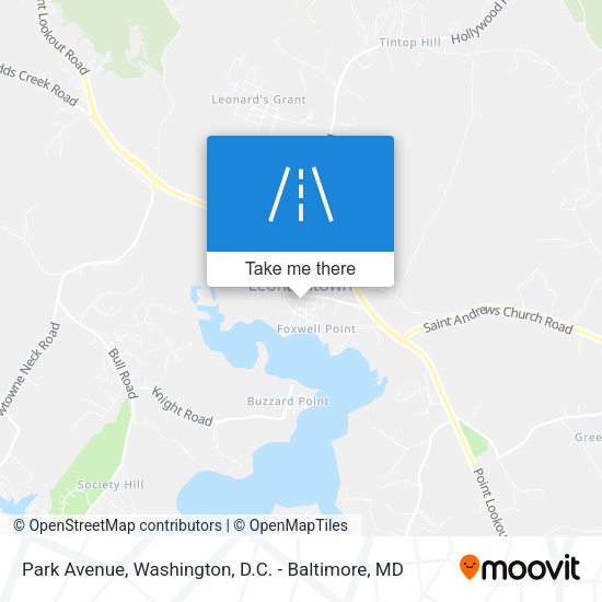 Park Avenue map