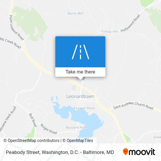 Mapa de Peabody Street