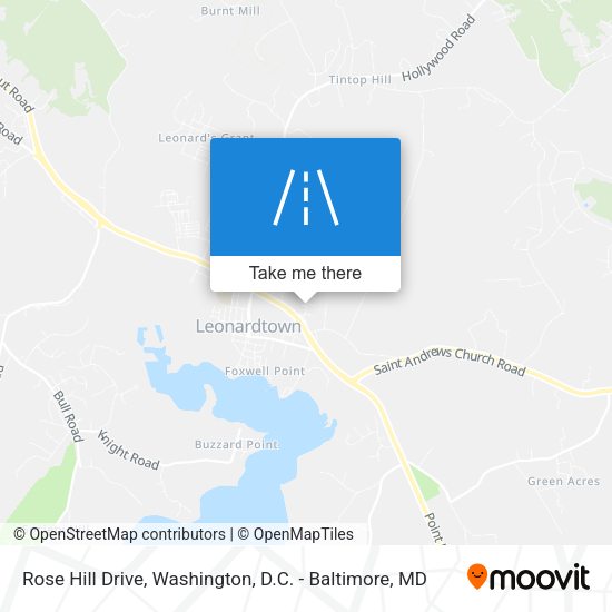 Rose Hill Drive map