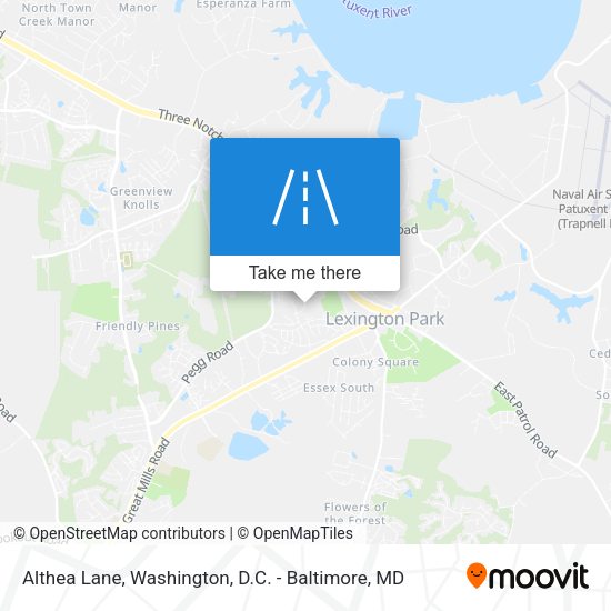 Althea Lane map