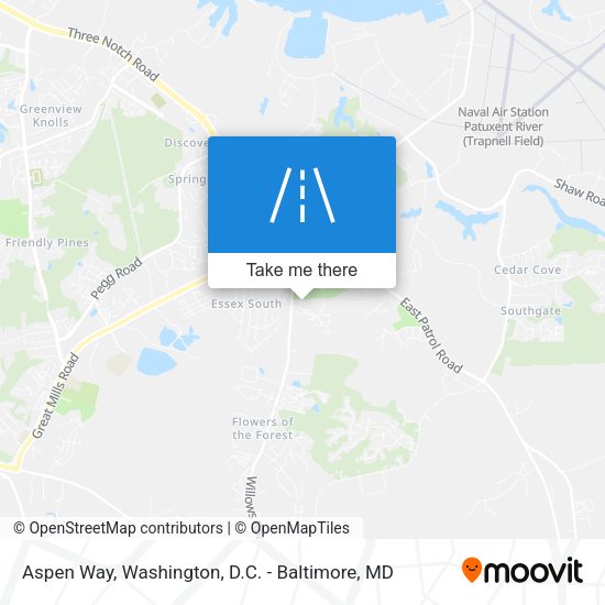 Aspen Way map