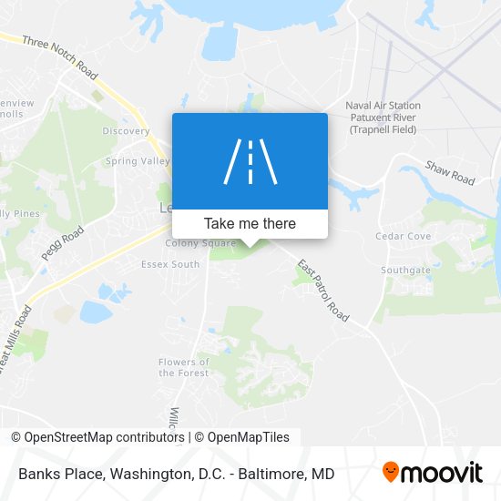 Banks Place map