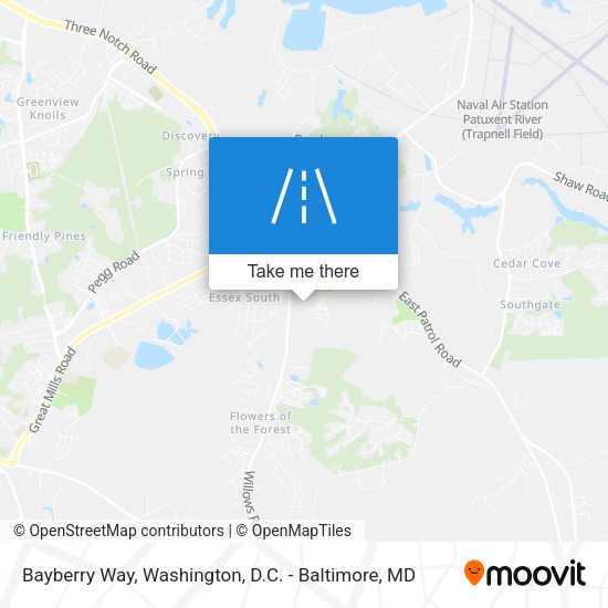 Bayberry Way map