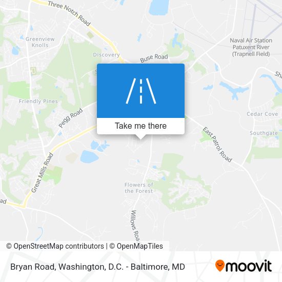 Mapa de Bryan Road