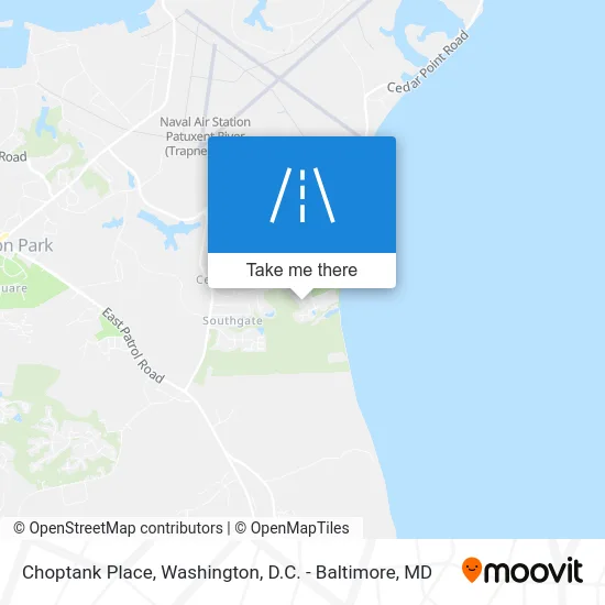 Choptank Place map
