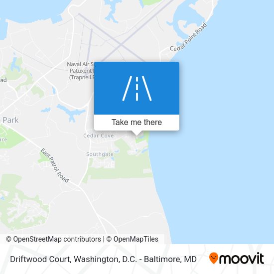 Driftwood Court map