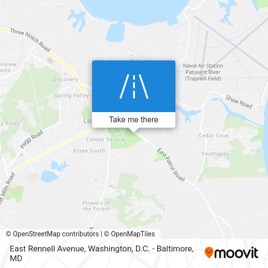 East Rennell Avenue map