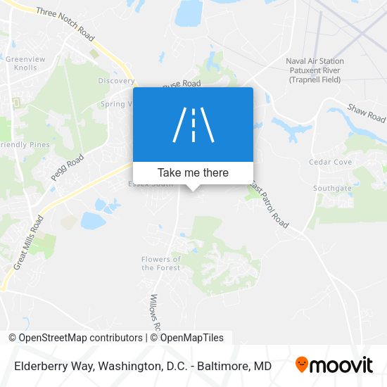 Mapa de Elderberry Way