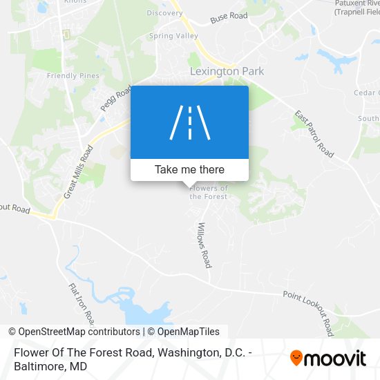 Mapa de Flower Of The Forest Road