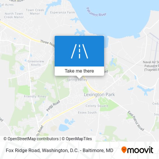 Fox Ridge Road map