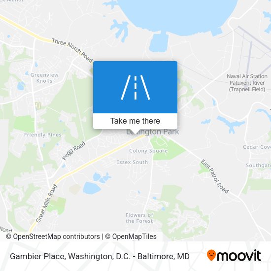 Gambier Place map