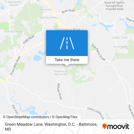 Mapa de Green Meadow Lane