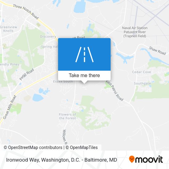 Ironwood Way map