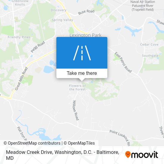 Meadow Creek Drive map