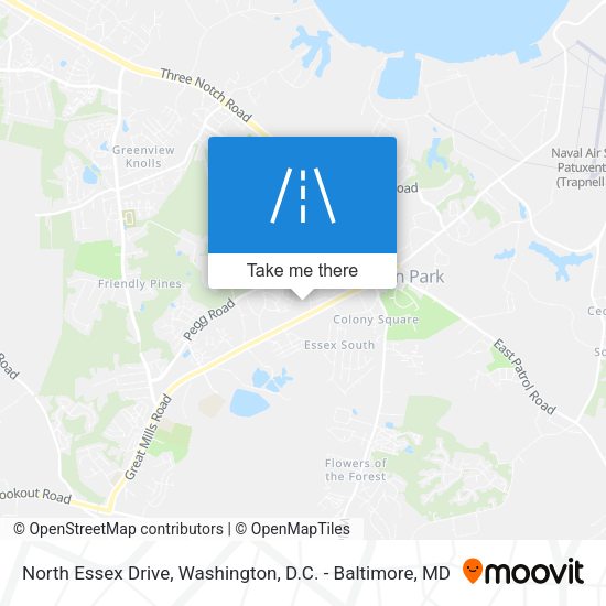 North Essex Drive map