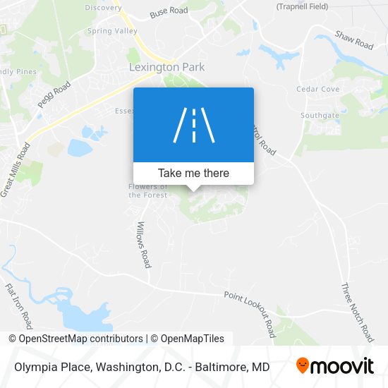 Olympia Place map