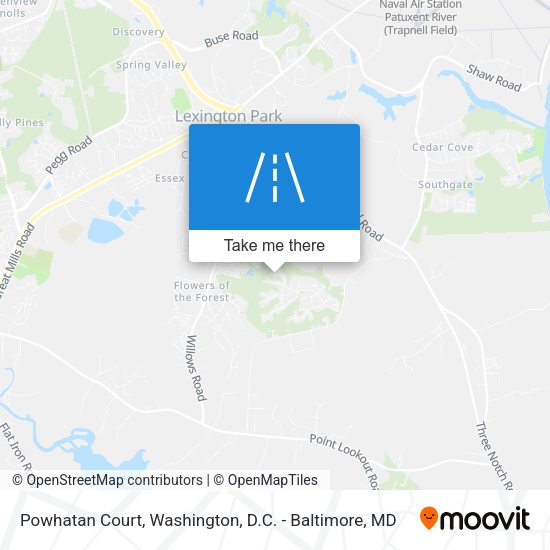 Powhatan Court map