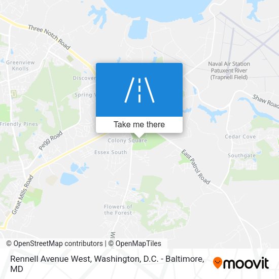 Rennell Avenue West map
