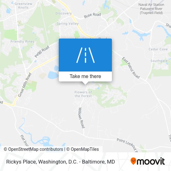 Rickys Place map