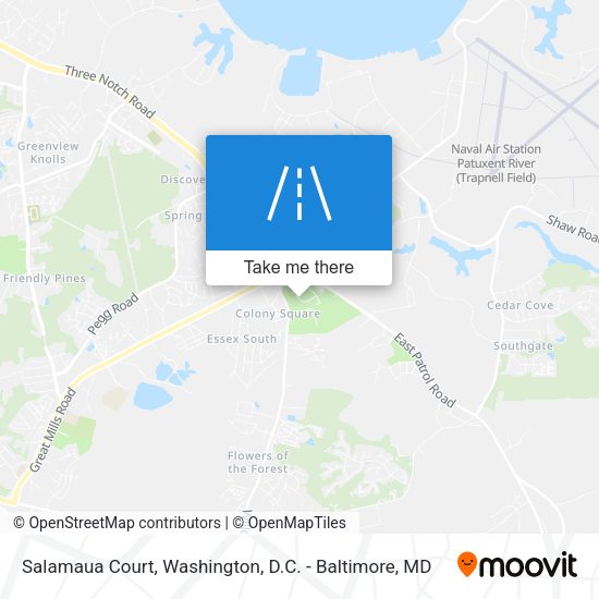 Mapa de Salamaua Court