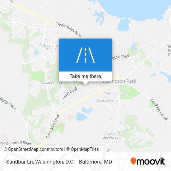 Sandbar Ln map