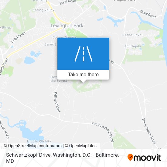 Mapa de Schwartzkopf Drive