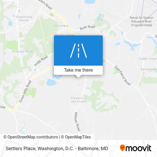 Settlers Place map