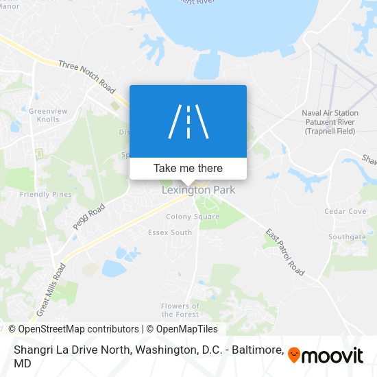 Shangri La Drive North map