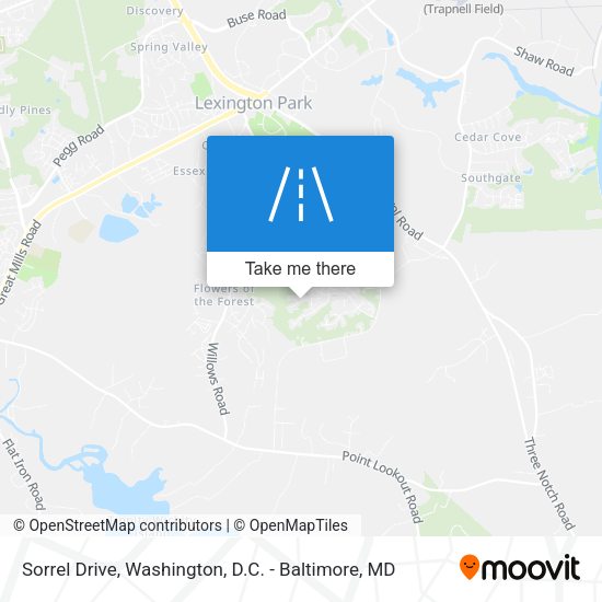 Mapa de Sorrel Drive