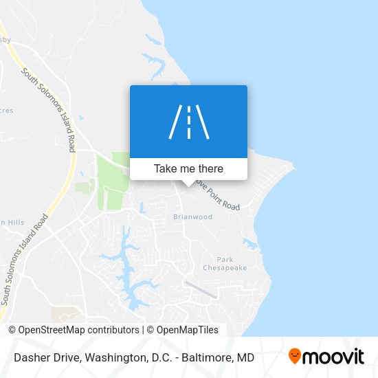 Dasher Drive map