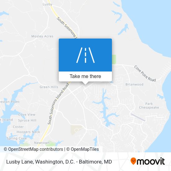 Mapa de Lusby Lane