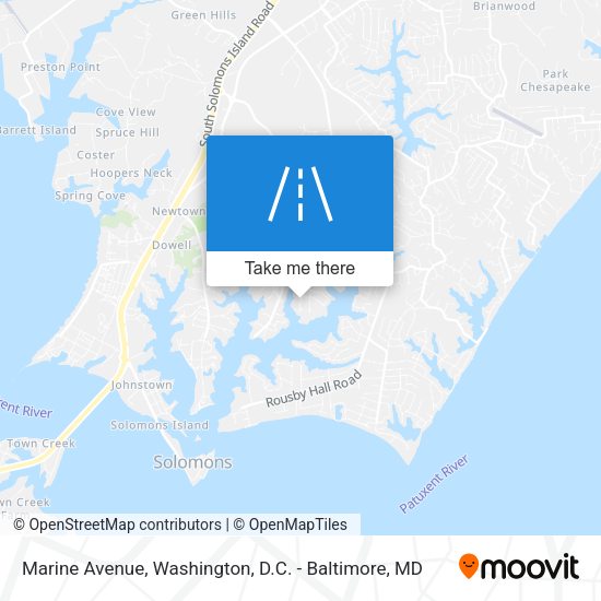 Marine Avenue map