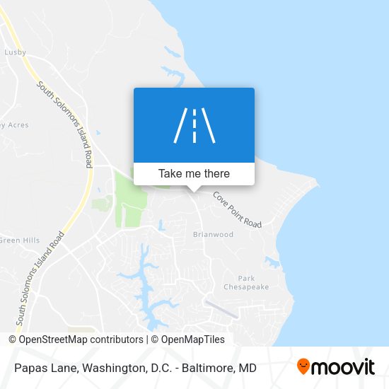 Papas Lane map