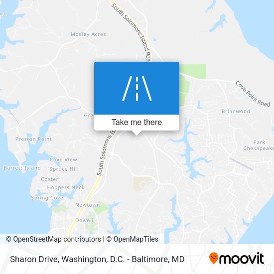 Mapa de Sharon Drive