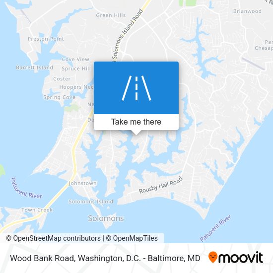 Mapa de Wood Bank Road
